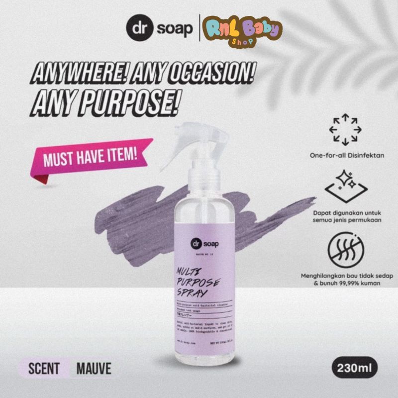 dr soap Multi-purpose Spray 230 ml - Pembersih Serbaguna