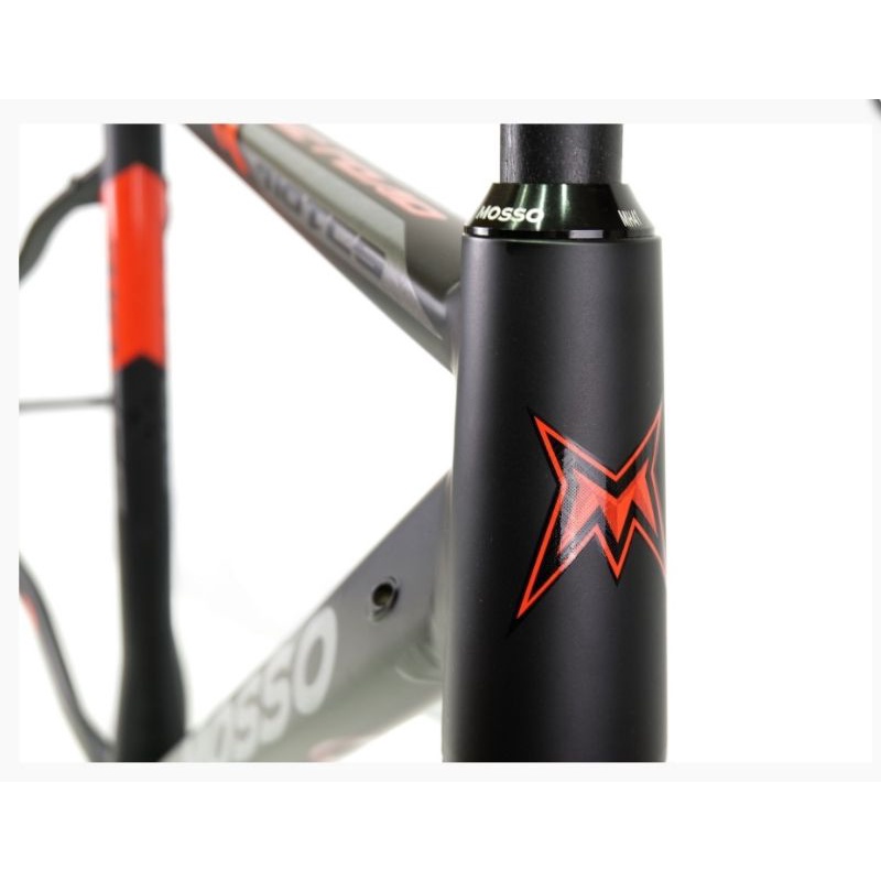 FRAME SEPEDA ROADBIKE MOSSO 710TCS SIZE 500MM 50CM DISCBRAKE RANGKA ROAD BIKE BALAP MOSO UKURAN 500 MM 50 CM ALLOY WARNA BLACK RED HITAM MERAH