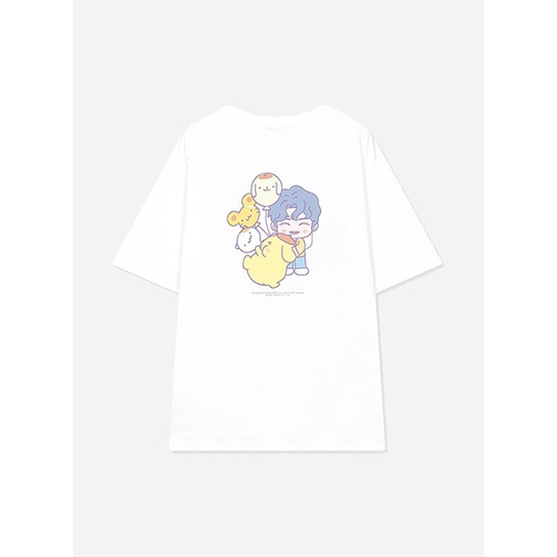 READY STOCK OFFICIAL NCT X SANRIO SHORT SLEEVE TSHIRT JAEHYUN VERSION SIZE L
