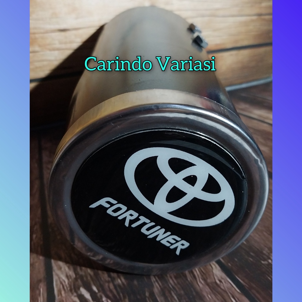 Tutup Ujung Knalpot Mobil Toyota Fortuner Hitam