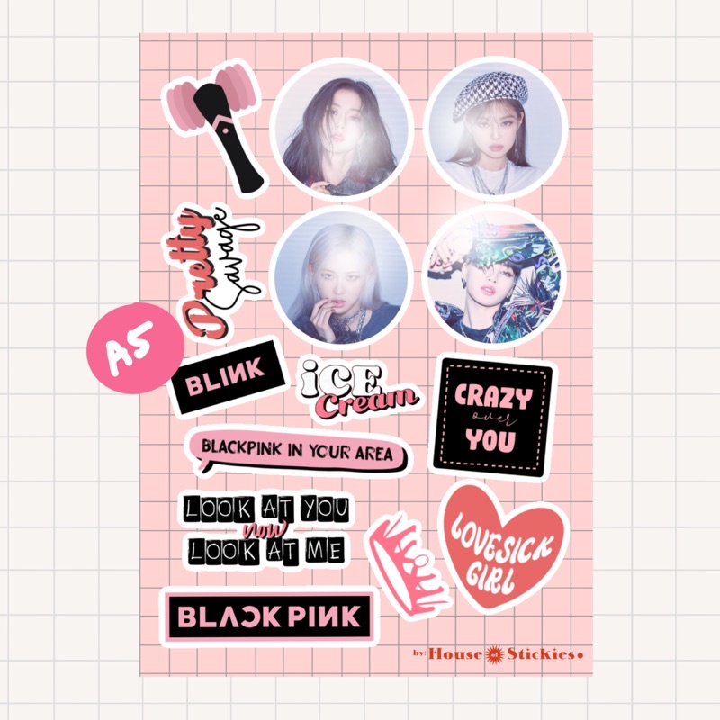 BLACKPINK Born Pink Unofficial Sticker (Fanmade)