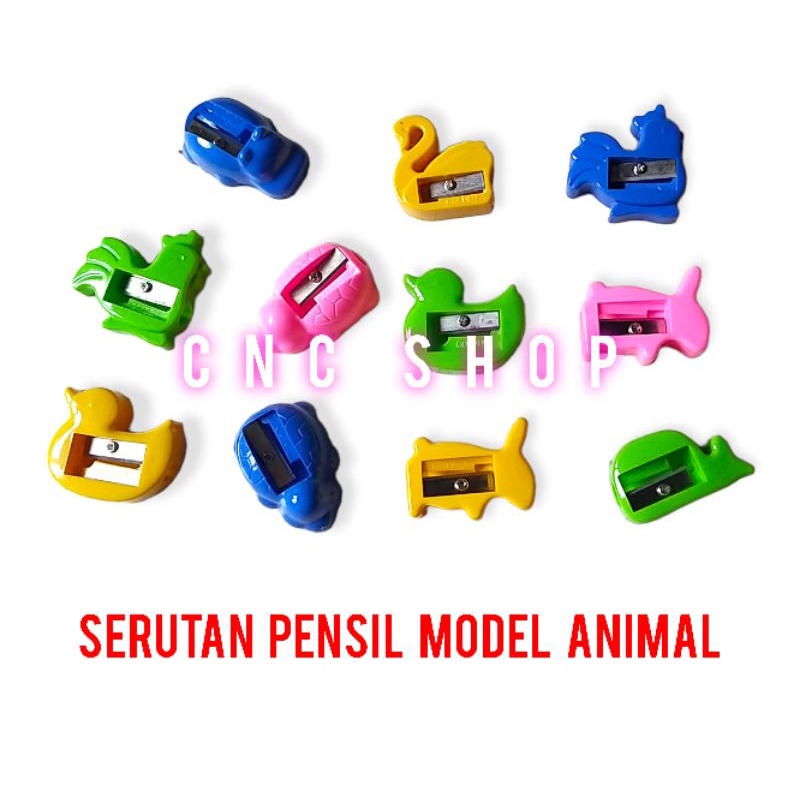 Serutan Pensil Rautan Pinsil Model Animal Alat Tulis Anak