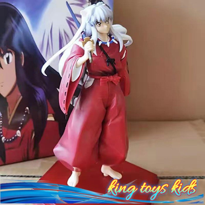 TERLARIS / Figure PVC Inuyasha 17 CM Pajangan Model Innuyasha BOX - Putih
