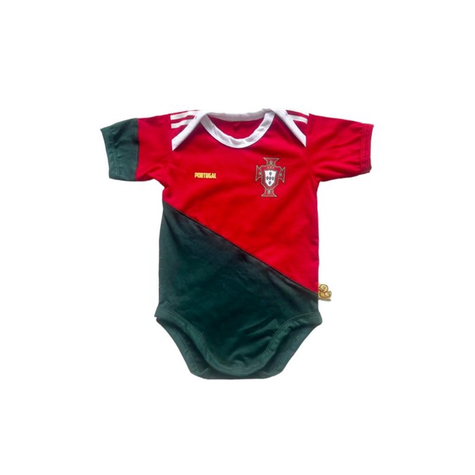 JUMPER - BAJU BOLA BAYI PORTUGAL  JERSEY PORTUGAL KIDS / BARU LAHIR ( 0-12 BULAN )