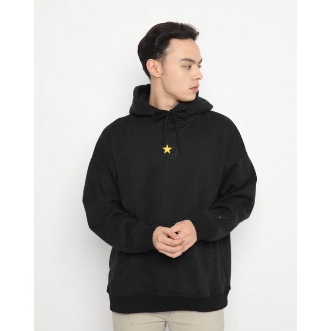 BOLEH DROPSHIP Outerwear Unisex Erigo Hoodie Barnet Black