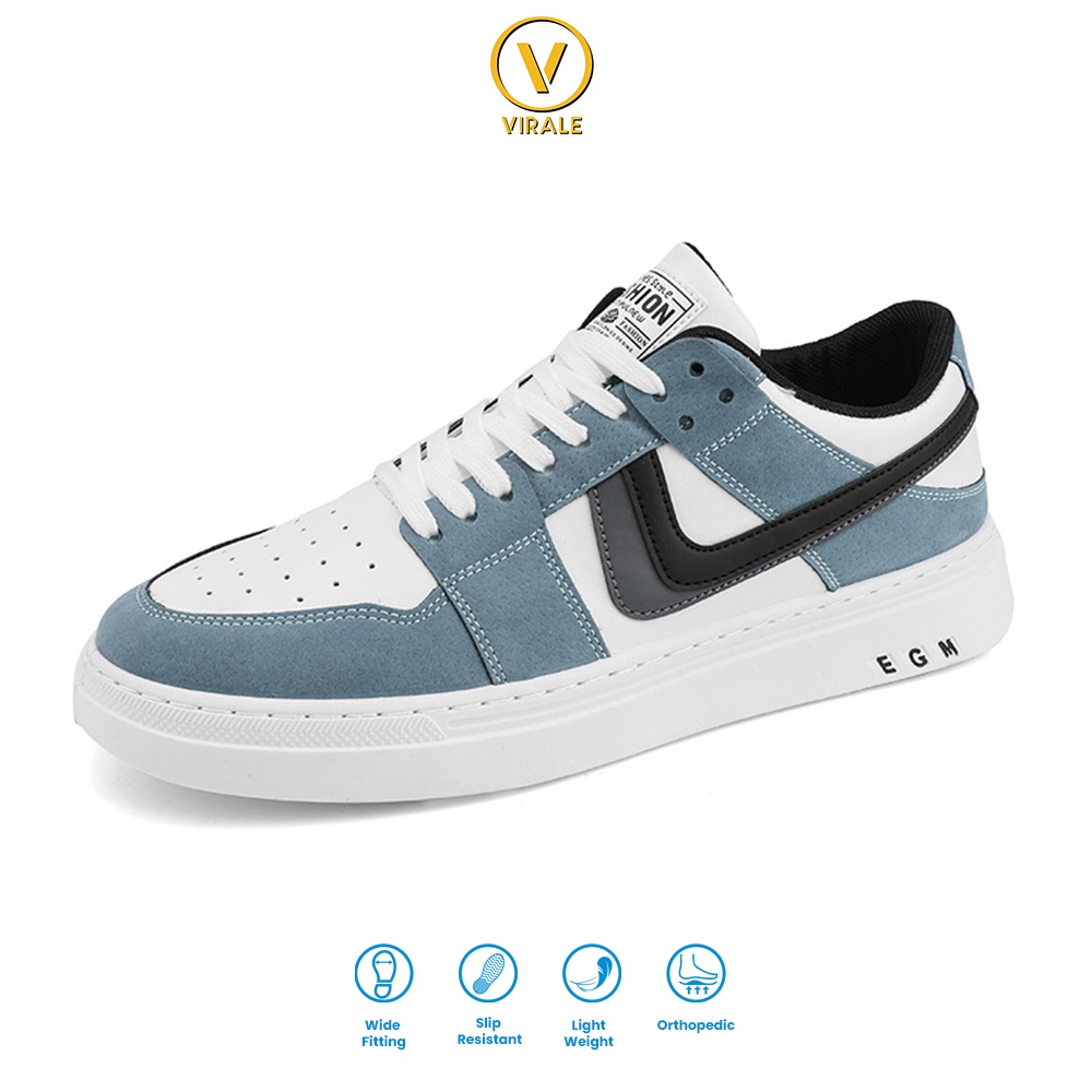 Sepatu Import Sneakers Pria Model Casual Ringan Running Shoes Mamojo Store HIDAN