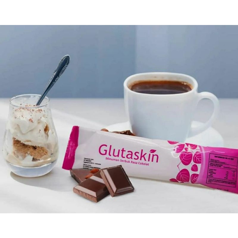 

GlutaSkin Minuman Serbuk Rasa Coklat Kaya Akan Glutathione & Collagen