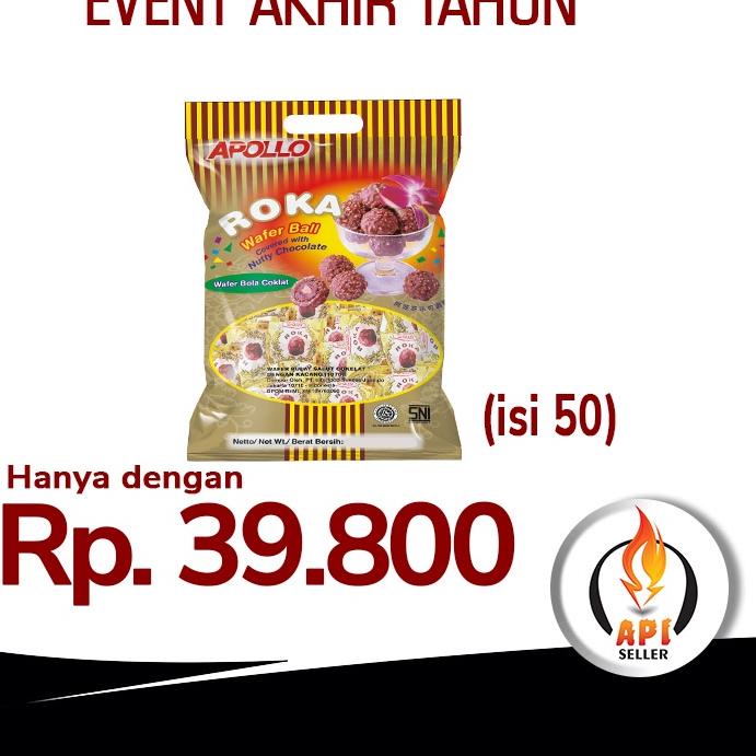 

▌▌▌ APOLLO ROKA WAFER BALL 50pcs