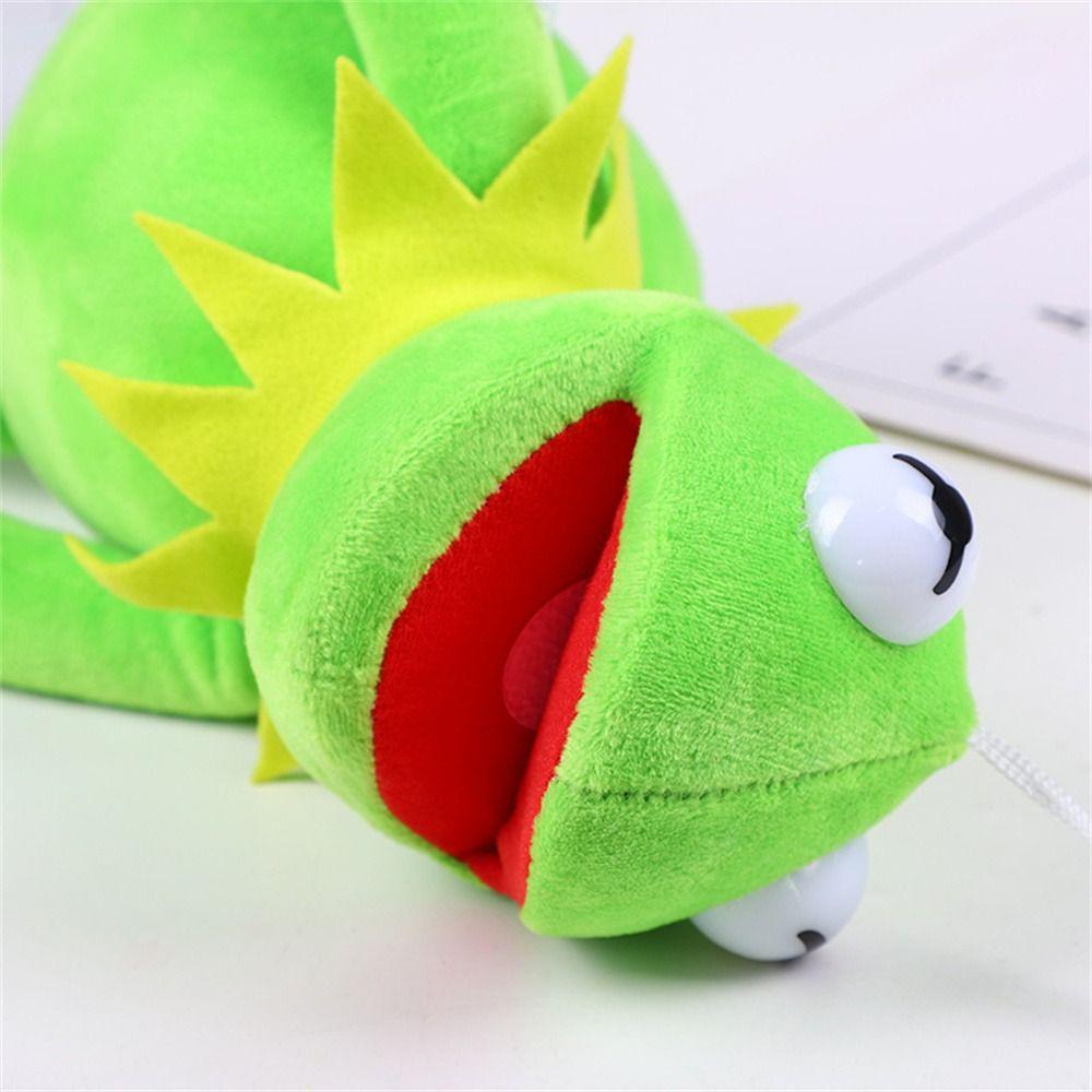 Lanfy Plush Kermit Kodok Ulang Tahun Anak Hadiah Muppet Show 38cm Stuffed Animal Kodok Hijau Boneka Mewah