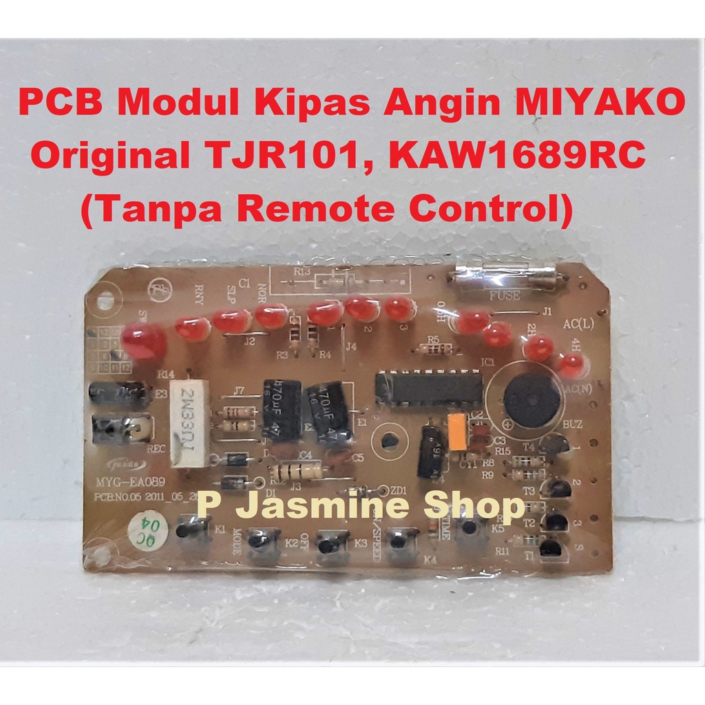 Jual Pcb Modul Kipas Angin Miyako Remote Tjr Kaw Rc Original