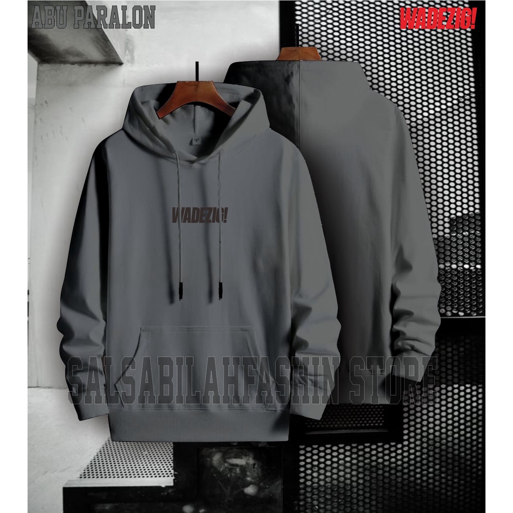 TERMURAH !! COD Jaket Sweater Hoodie Pria Distro wadezigOriginal Big Size Jumbo M - L-XL-XXL