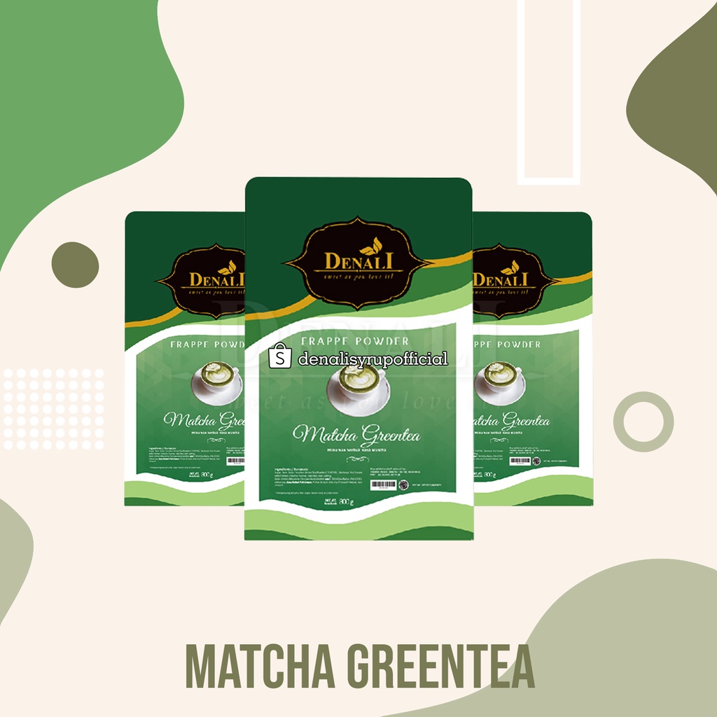 Jual Denali Powder Matcha Greentea Flavour 800gr Bubuk Minuman Denali