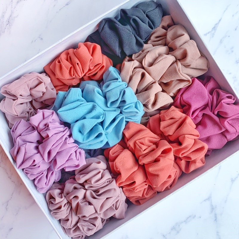 Scrunchie Jumbo Cepol Hijab  / Iket Rambut Scrunchie / Scrunchie Premium Murah Meriah