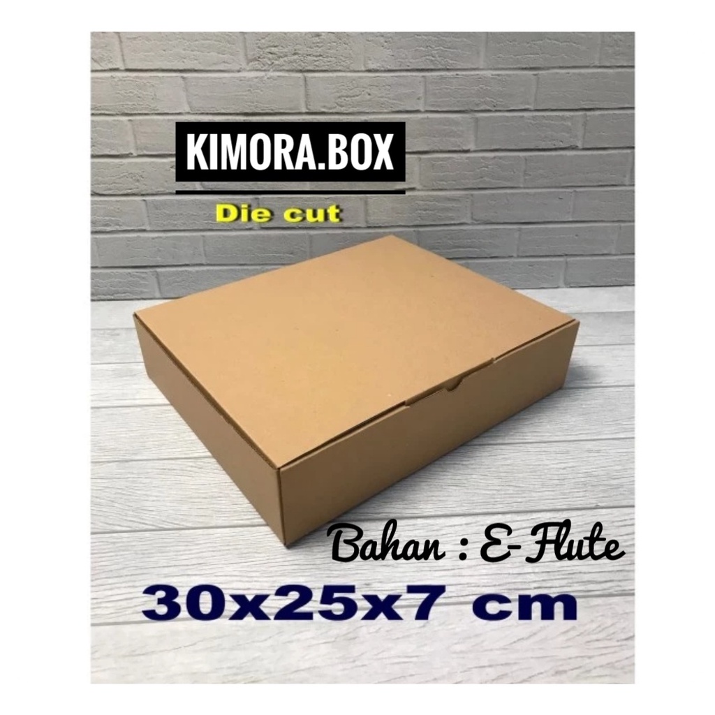 

KARDUS/KARTON/BOX UK. 30x25x7 CM...MODEL KARDUS PIZZA/DIE CUT