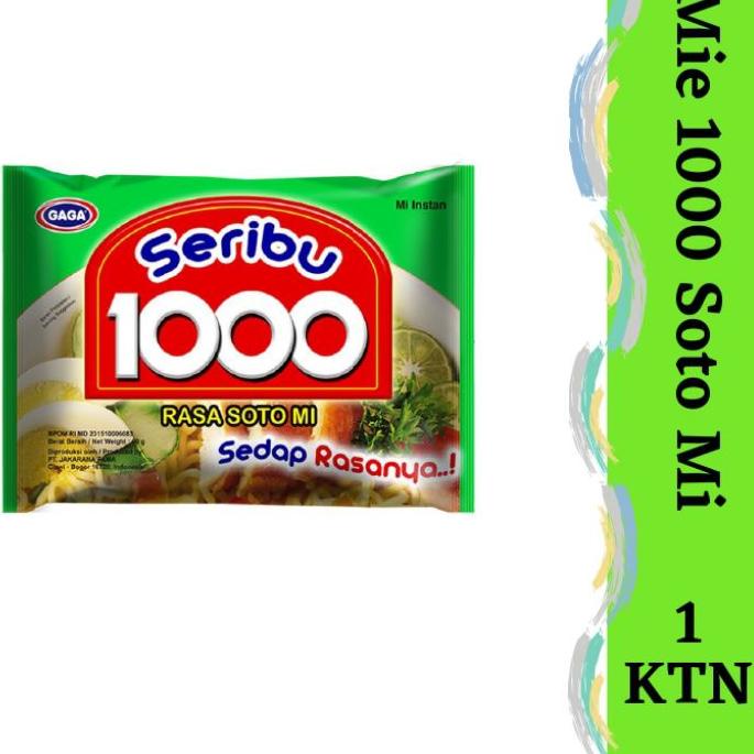 

Hot Sale GAGA MIE 1000 RASA SOTO MIE (1 dus = 40 pcs)