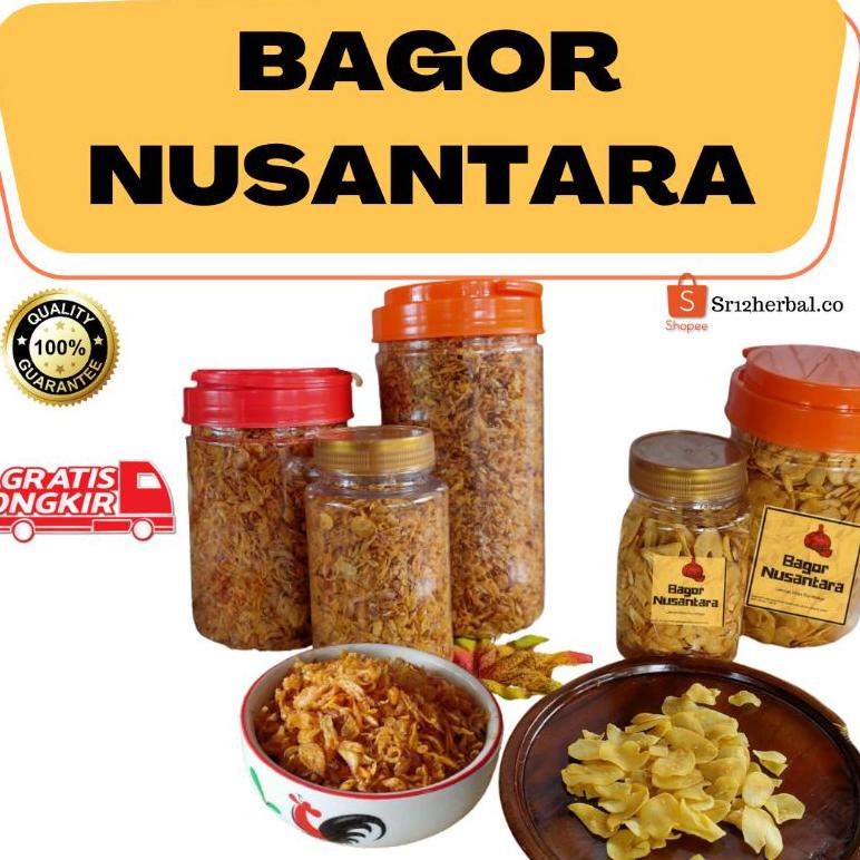 

ヮ AGEN BAWANG GORENG NUSANTARA RENYAH NO MSG 300 GR BEST SELLER! BAGOR NUSANTARA ㊗