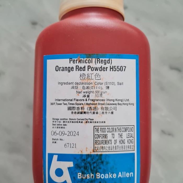 

Permicole H 5507 Orange Red/Pewarna Makan Untuk Bebek Peking. 035