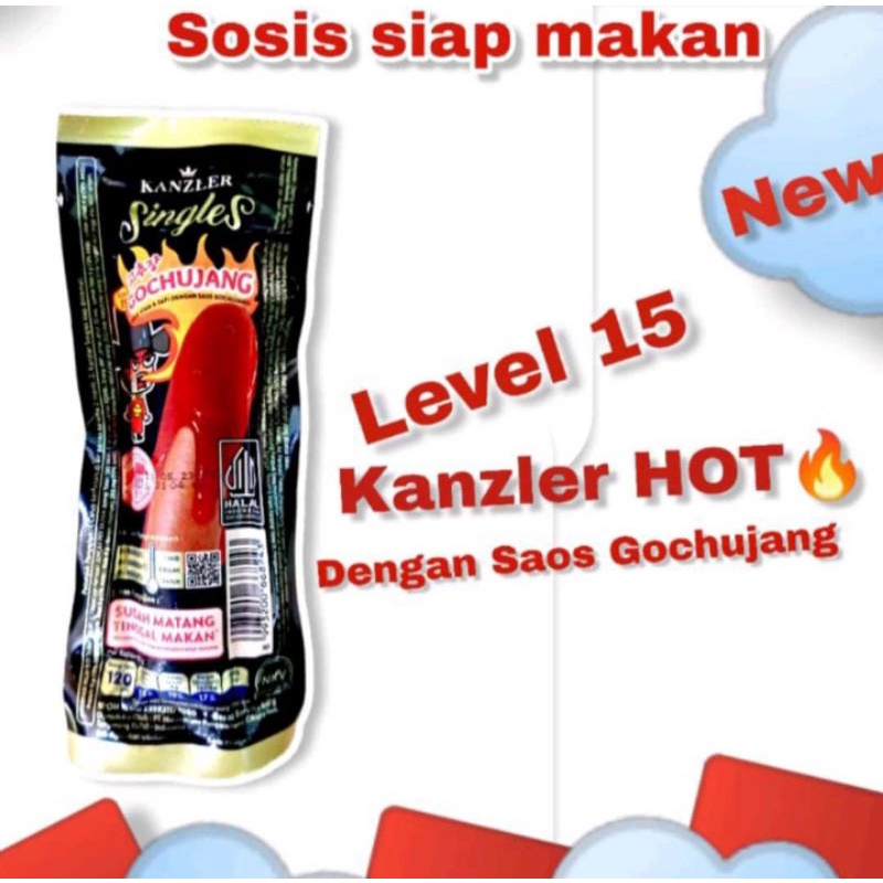 

KANZLER SINGLES SOSIS GOCHUJANG LEVEL 15 NEW ORIGINAL