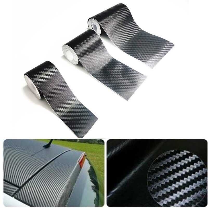 Stiker Pelindung Mobil Carbon Fiber Tape 70 mm x 3 m