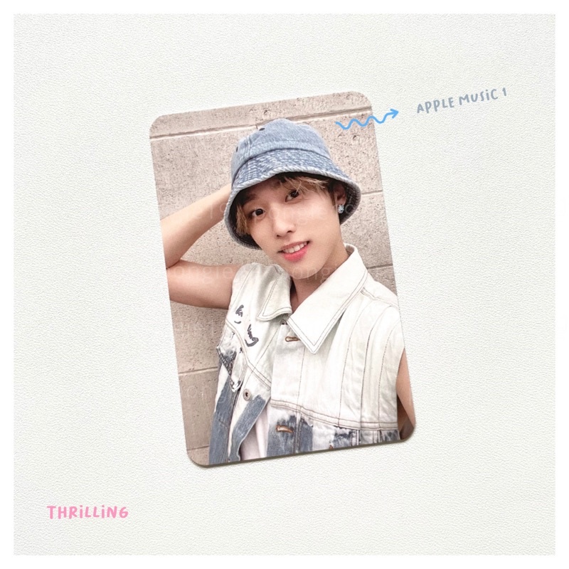 THE BOYZ THRILLING APPLE MUSIC 1 POB / PC / PHOTOCARD / JACOB
