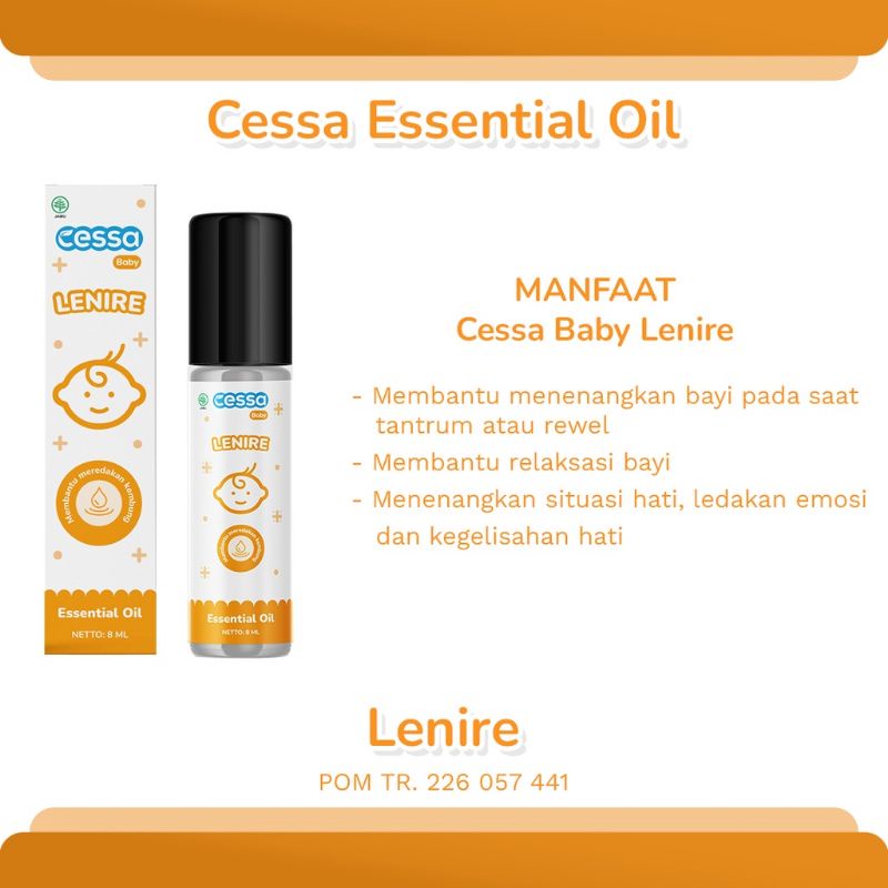 Cessa Natural Essential Oil LENIRE For Baby