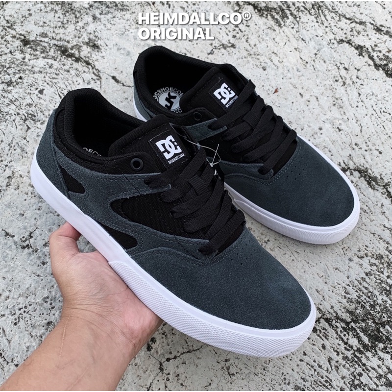 DC SHOES KALIS VULC BLACK DARK GREY WHITE ORIGINAL