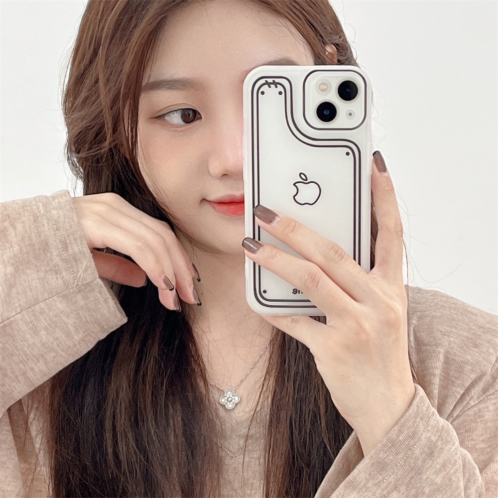 DOODLE ART Grafiti Sketch Iphone 14 Pro max Iphone 14 plus Case Cover Casing Transparan matte
