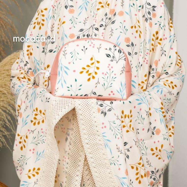 ESH.10De22l • mukena jumbo dewasa 2 in 1 ponco rayon premium free pouch traveling adem sejuk anti ku