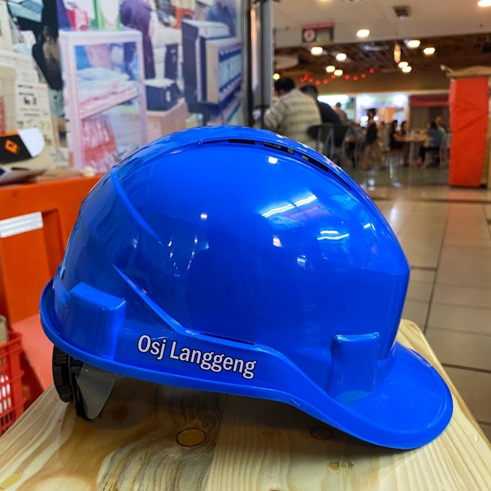 Helm Safety NSA Vented Warna Biru - Helm Proyek Persamaan Delta Plus