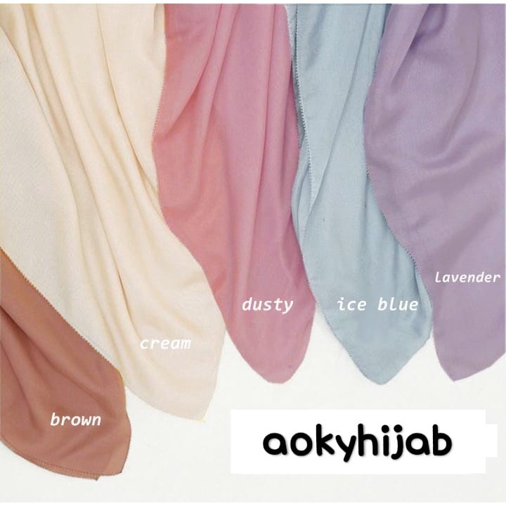 JILBAB VOAL POLOS SEGIEMPAT HIJAB POLOS BASIC VOAL KERUDUNG POLOS VOAL