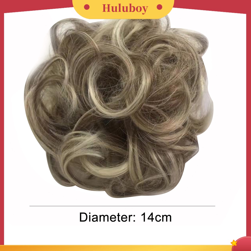 Wig Rambut Ekstensi Model Keriting Gelombang Messy Elastis Untuk Pengantin Wanita