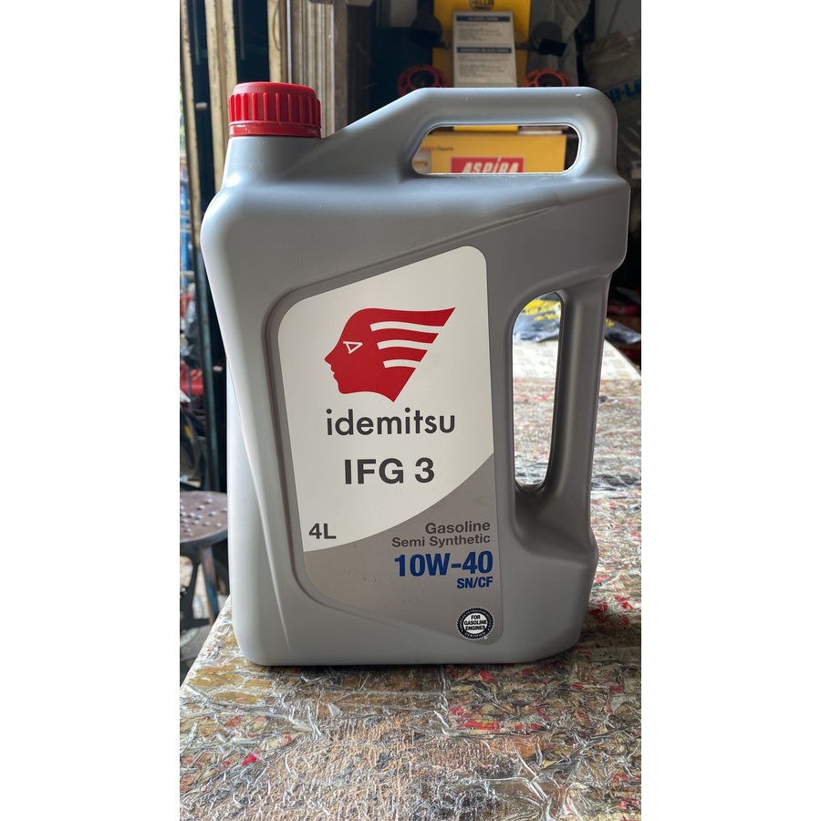 Oli idemitsu gasoline &amp; diesel SAE 10w-40 SN/CF isi 4 liter