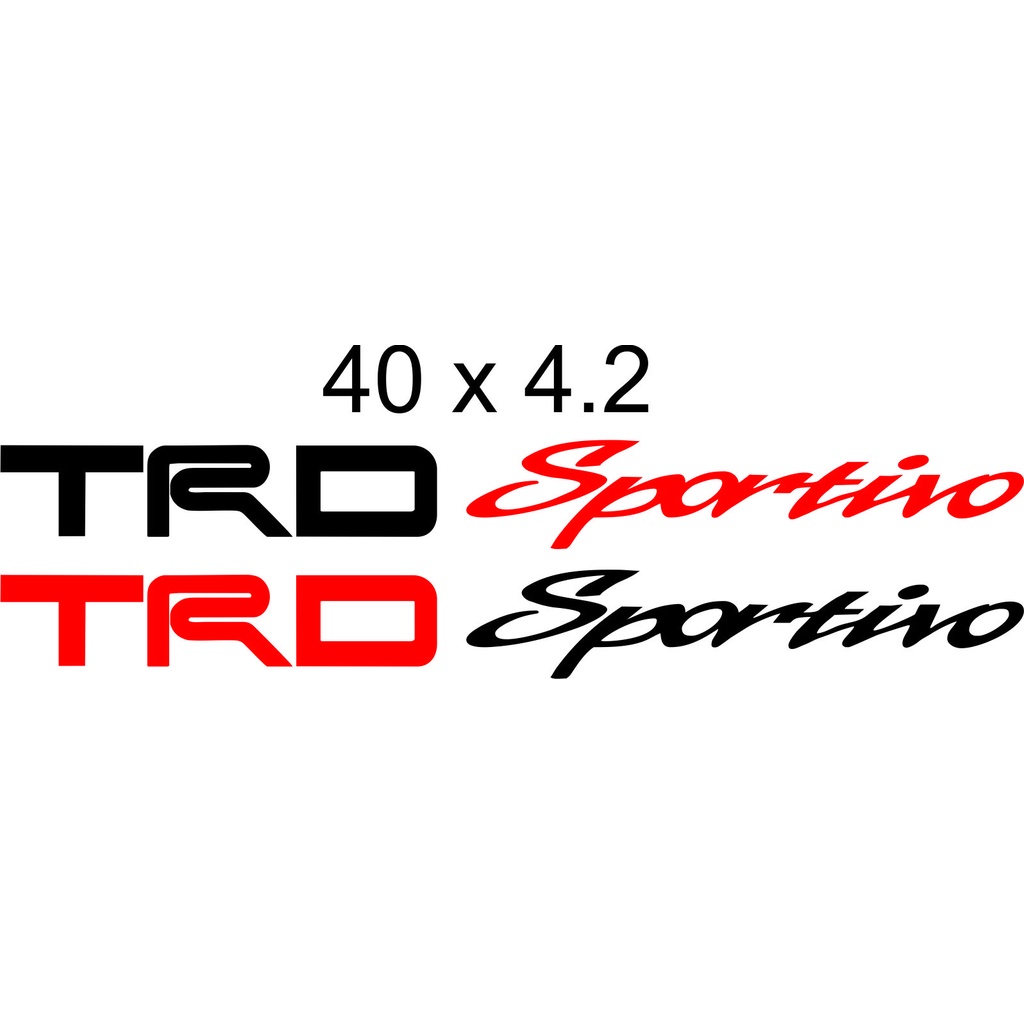 TRD SPORTIVO/CUTTING STICKER TRD SPORTIVO