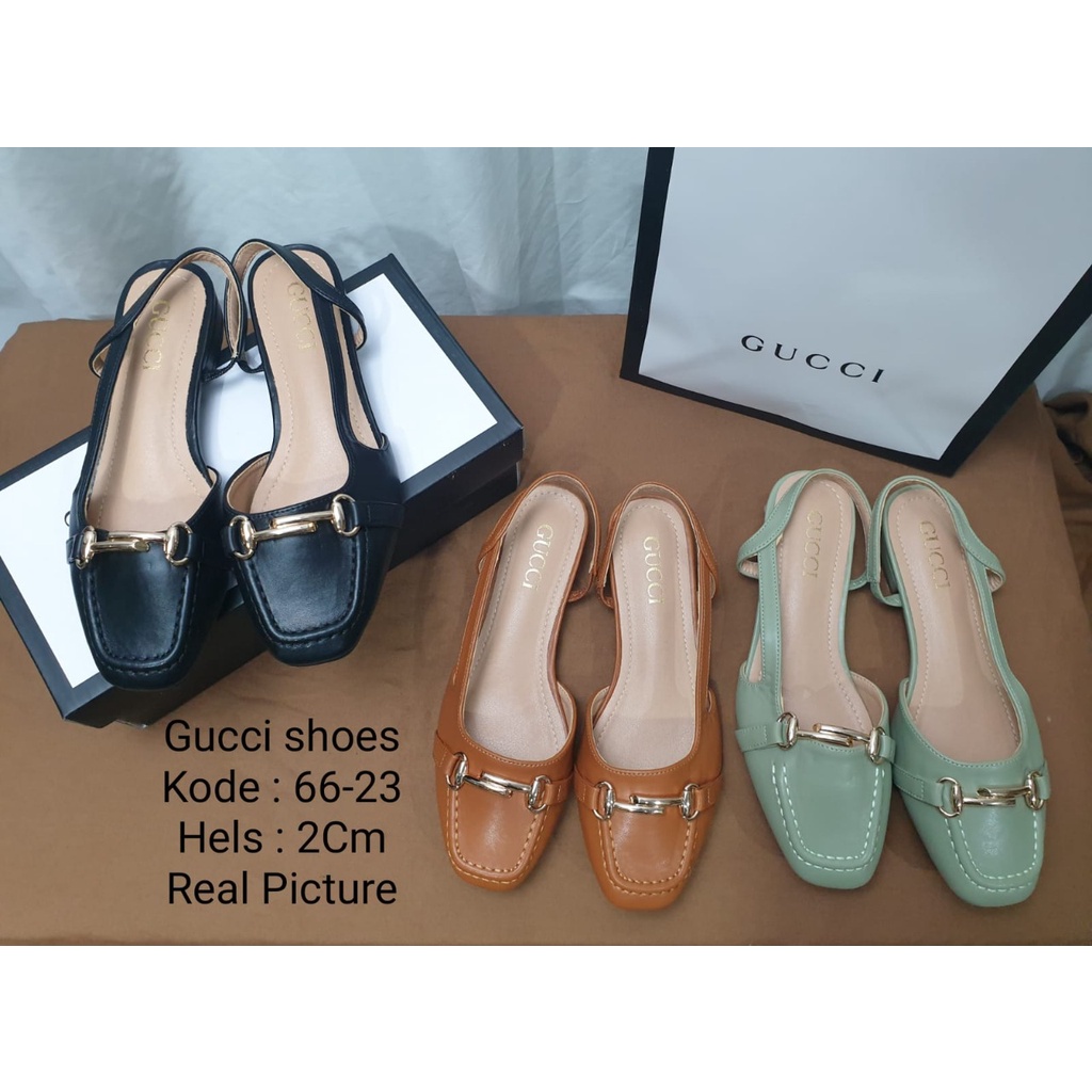 SEPATU WANITA SLINGBACK FALT SHOES 66-23