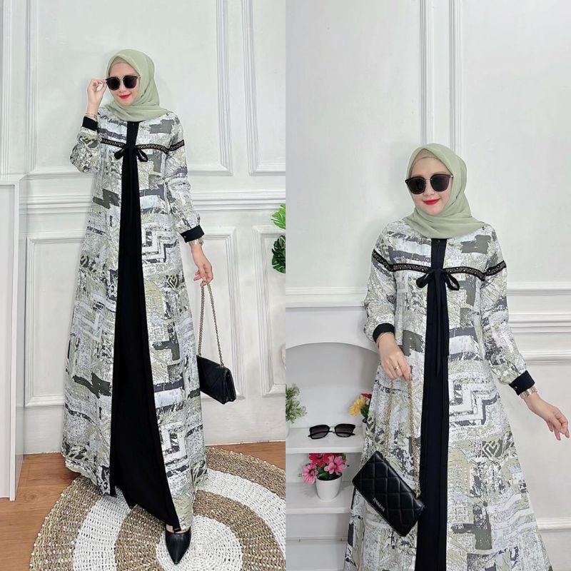 GAMIS ASWAN JETBLACK TERBARU