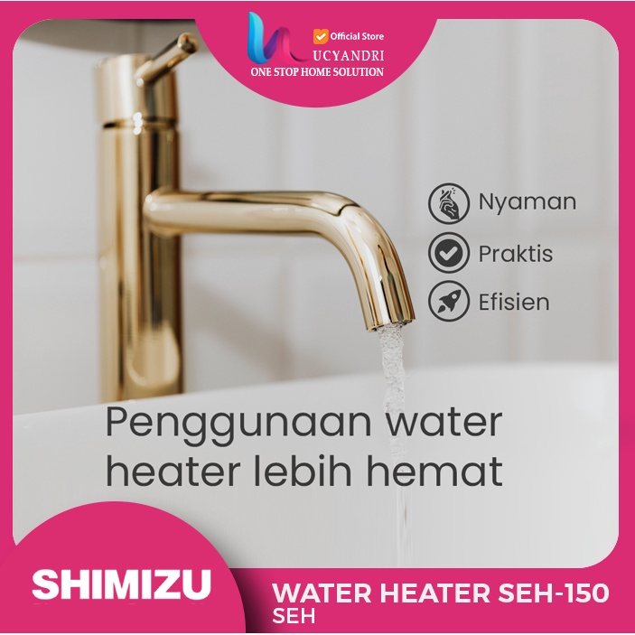 Pemanas Air Water Heater Listrik Shimizu SEH 150 50 Liter PREMIUM