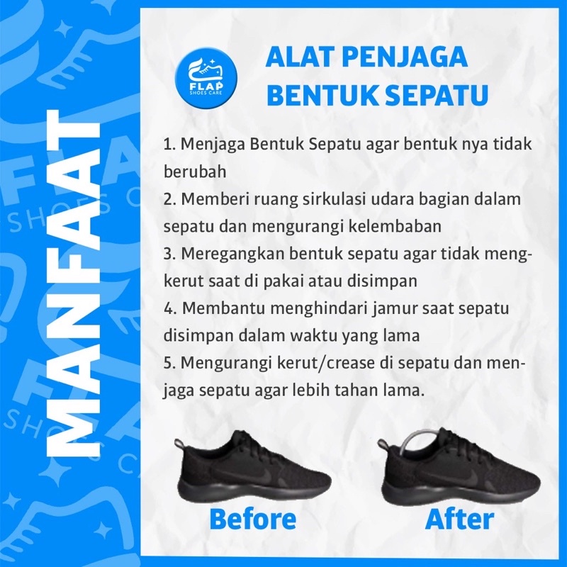 FLAP Shoes Catokan Alat Penyangga Sepatu Shoe Tree