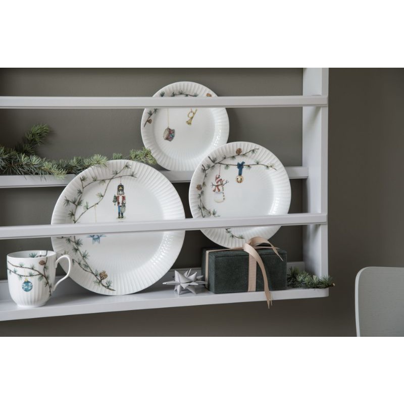 Hampers Gift Dinner Set| Dinner Set Piring Makan Keramik Motif Pinus
