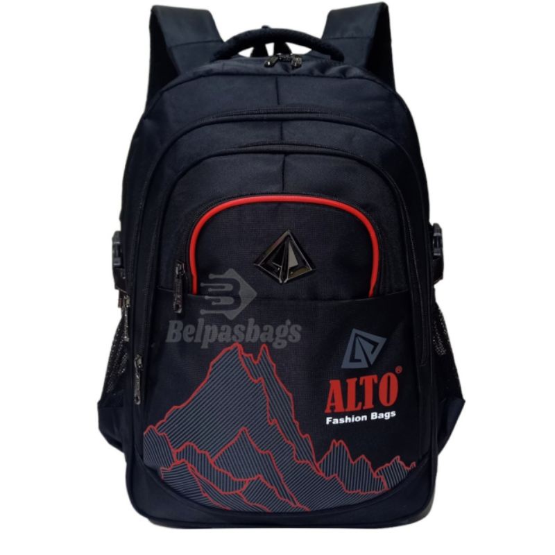 Tas ransel alto sekolah pria laptop backpack multi model 33