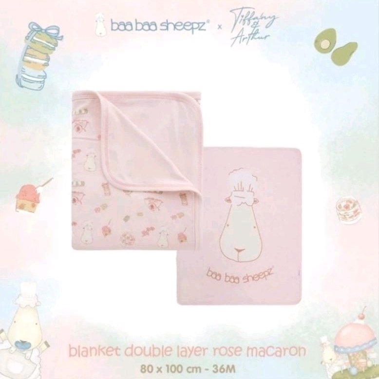 Baabaasheepz X Tiffany&amp;Arthur Double Layer Blanket Chef (0-36M)