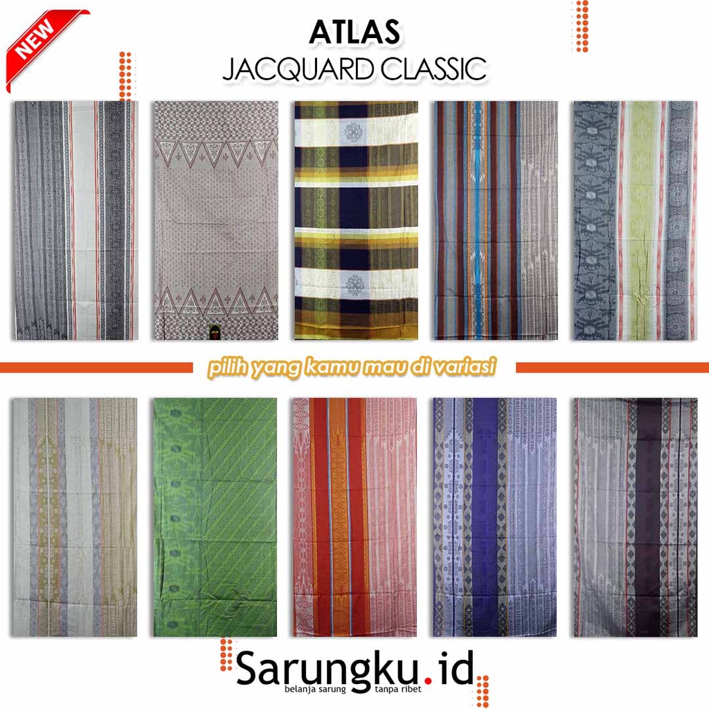 SARUNG ATLAS JACQUARD CLASSIC