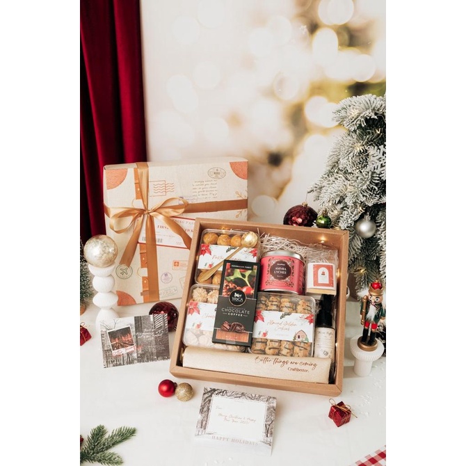 

[BISA COD] Craft Better Christmas Hampers Natal Parcel Hadiah Gift Company Custom