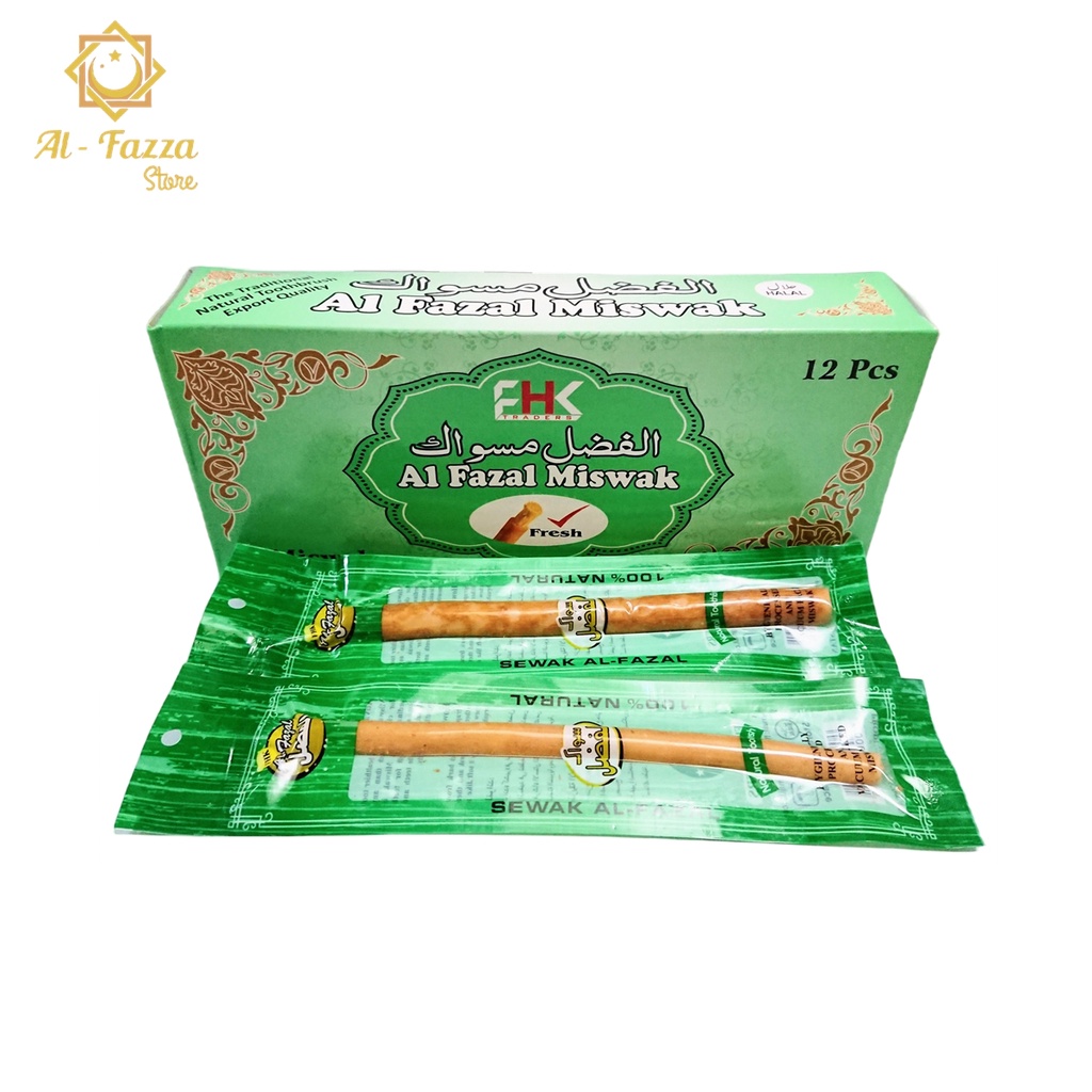 Siwak Al Fazal Box isi 12 batang - Kayu Miswak