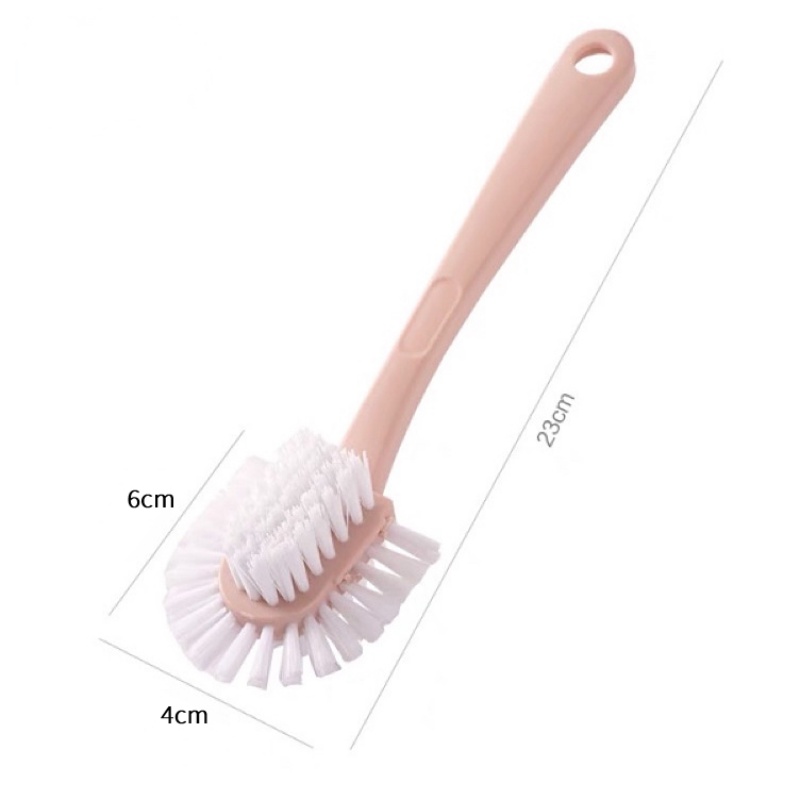Sikat Dinding Lantai Dekontaminasi Dalam Sikat Gagang Panjang Lima Sisi Kompor Wastafel Bathtub Alat Pembersih Dapat Digantung Bulu Lembut Sikat Sepatu