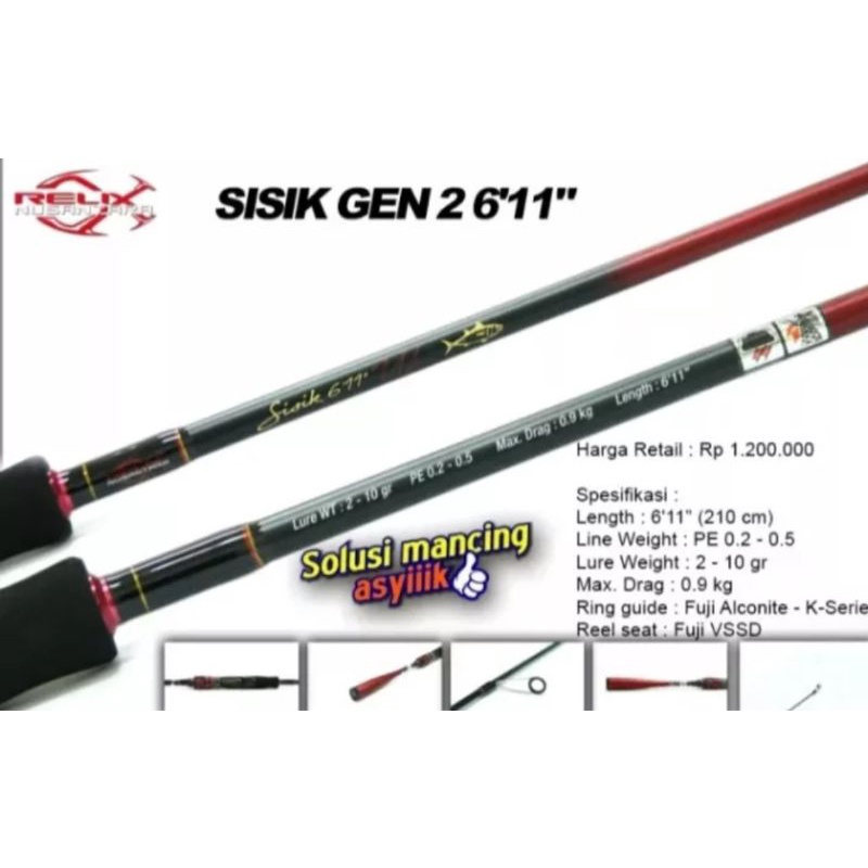 Joran relix nusantara sisik gen 2 611 ul
