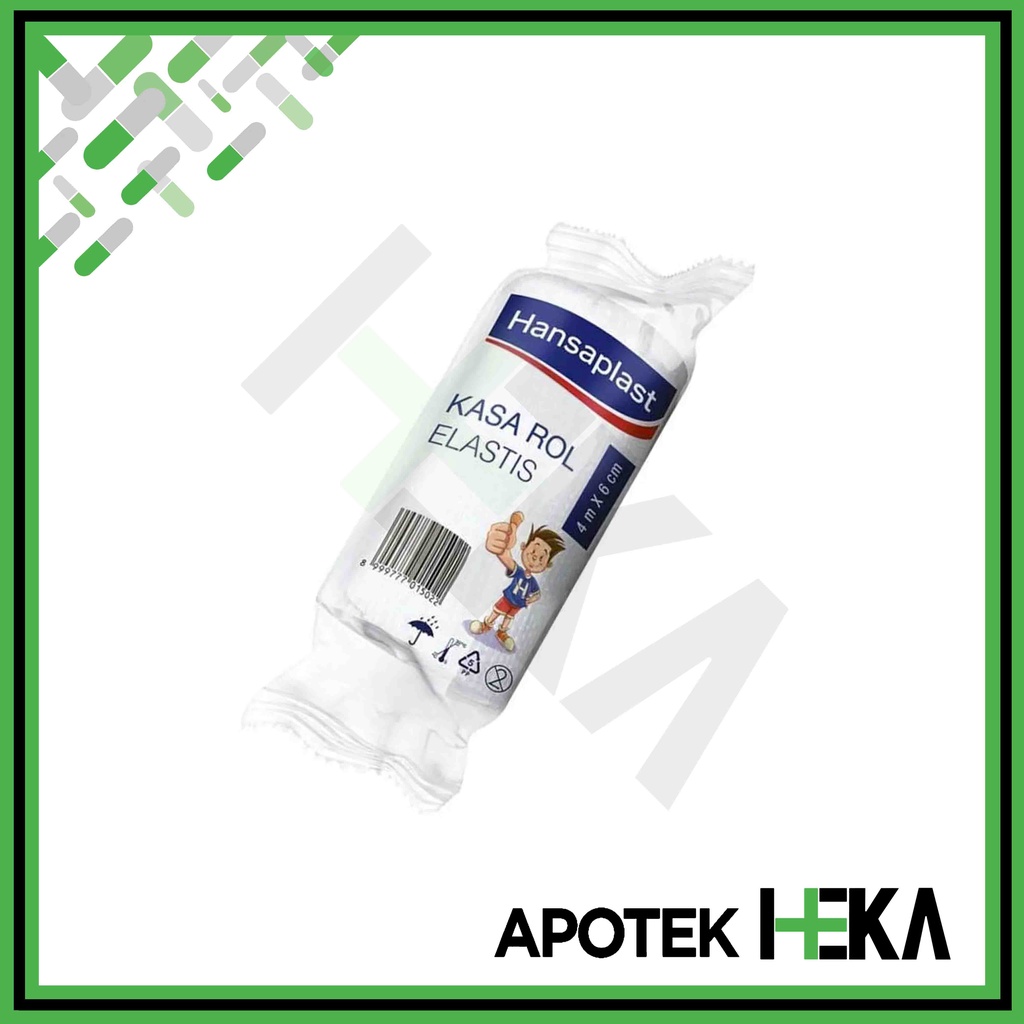 Hansaplast Kasa Roll Elastis 4m x 6cm 1 Roll - Kassa Pembalut Luka (SEMARANG)