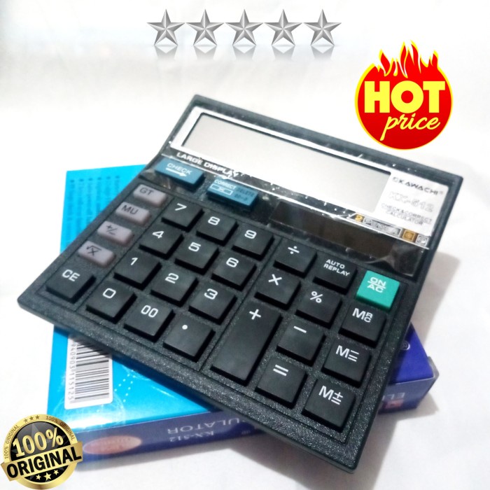 

GRATIS ONGKIR KALKULATOR CALCULATOR 512 KAWACHI MODEL CITIZEN CT512 12 digit MURAH