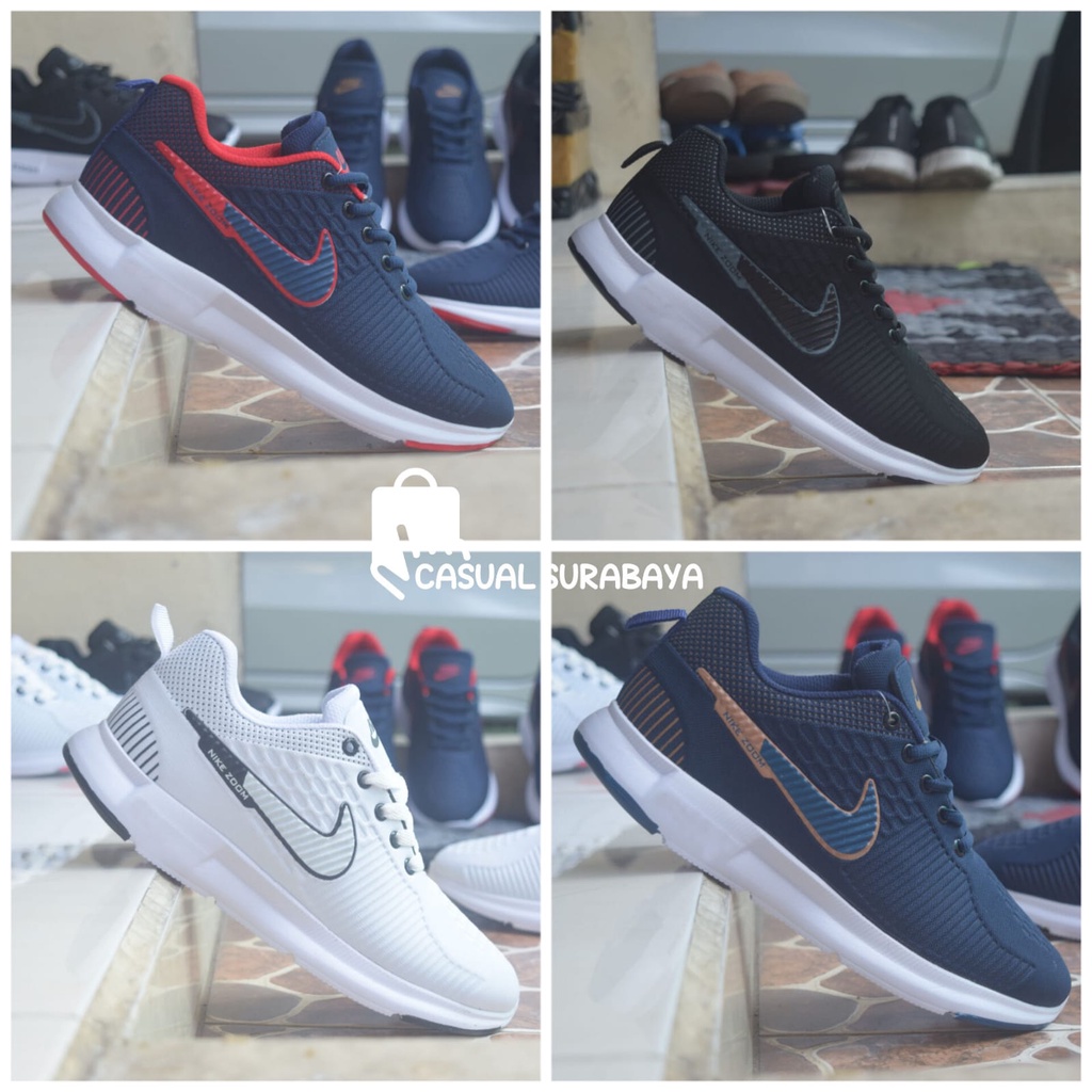 [Promo.Shopee] Sepatu Sneakers Casual Pria Wanita Standart Olahraga Zoom In. Sepatu Olahraga Pria Wanita ZM Sport. Sepatu Best Seller Laki Perempuan Sepatu Santai Bahan Super Mesh Elastis