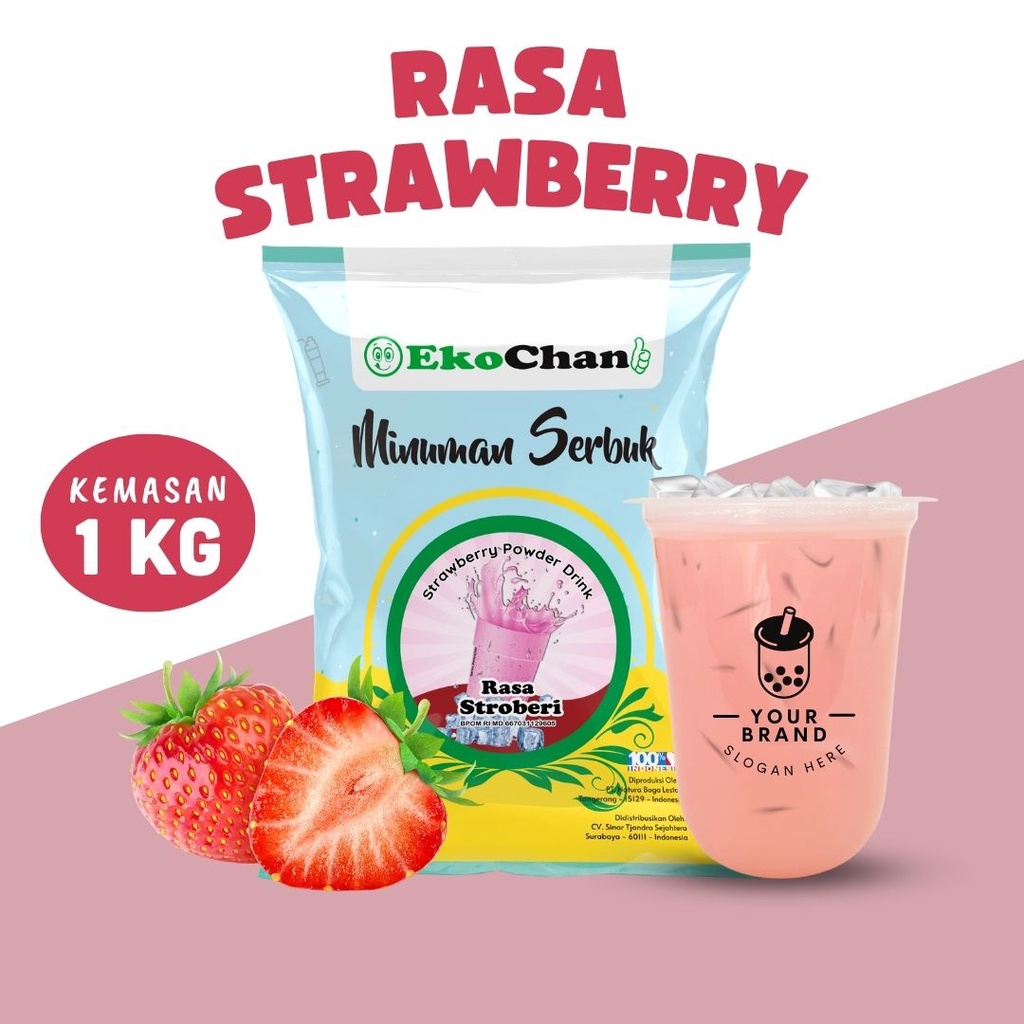 Bubuk Minuman Aneka Rasa Buah 1 Kg | Serbuk Minuman Instant Premium | Bubble Drink