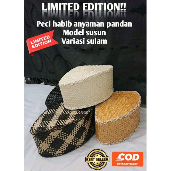 PECI ANYAMAN PANDAN| PECI SUSUN| PECI VARIASI SULAM